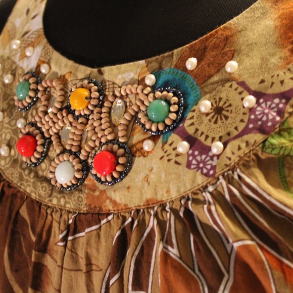 💛WET SEAL Beaded Top 100% Cotton - Picture 3 of 8